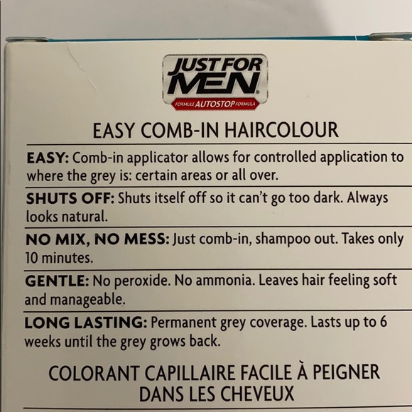 🆓FREE ADD-ON to BUNDLES OVER $50🆓 Just for Men - Full Grey Coverage - Picture 3 of 3